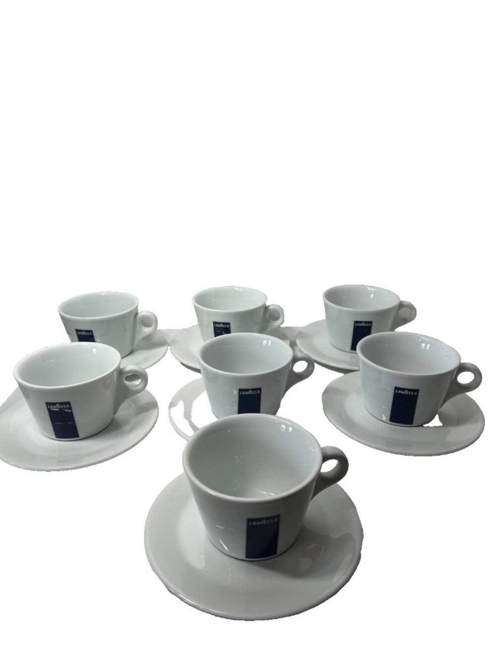 x7 Lavazza Cup & Saucer  Set Italian IPA d'ANCAP Espresso Cappuccino Latte